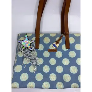 DOONEY & BOURKE Blue Brown Shoulder Bag Customized thumbnail 4