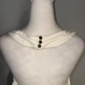 Maeve‎ Anthropologie black cream Halter mini Dress Size XL thumbnail 5