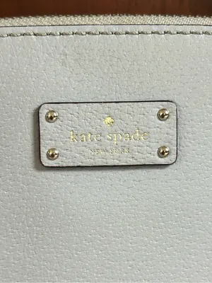 Kate Spade Grove Street Carli Gray Dome Leather Satchel with Crossbody Strap thumbnail 7