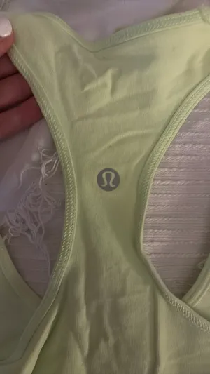 Green Lululemon Tank thumbnail 3