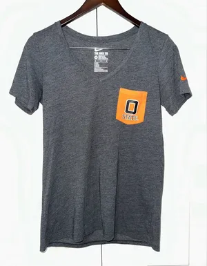 The Nike Tee Lightweight Athletic Cut OSU Short Sleeve Shirt M thumbnail 1