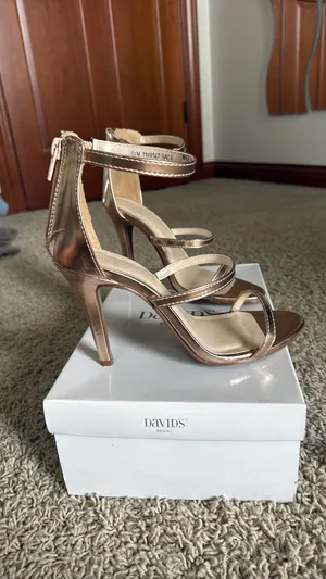David's Bridal Heels Rose Gold thumbnail 3