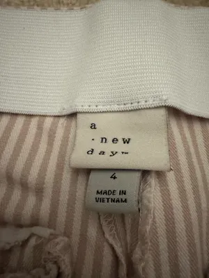 A New Day Tan striped pants thumbnail 2