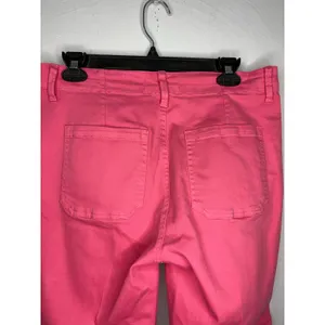 Risen Jogger Jeans Denim Size 7 28 Hot Pink Stretch Vibrant Pants thumbnail 4