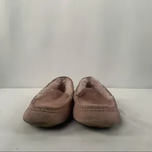 Ugg Ansley Suede Sherpa‎ Lined Slipper in Pink Size 8 thumbnail 3