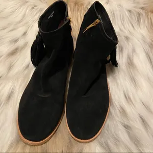 KATE ♠️ SPADE Bellamy Suede Tassle Bootie‎ thumbnail 5