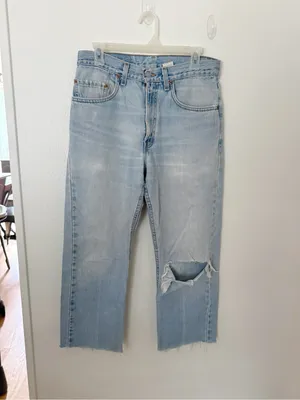 Vintage Levi's 505 Straight Leg Jeans Sz 6 thumbnail 2