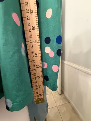 Boden Teal Green Polka Dot Wrap Dress thumbnail 7