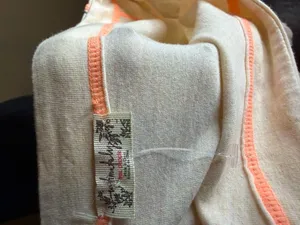 Intimately Free People Chill Evening Lounge Top Cream with Orange Trim thumbnail 4