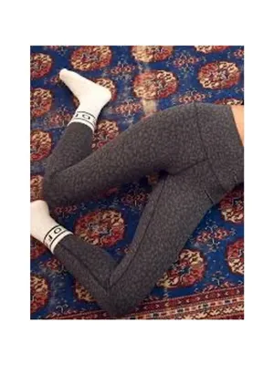 Aerie Offline Leopard Leggings Brown/Tan Size S thumbnail 6