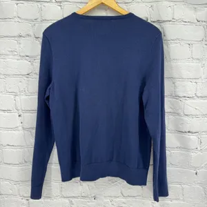 Lauren Ralph Lauren Women's XL Cardigan Sweater Colorblock Harlequin Mixed Media thumbnail 6