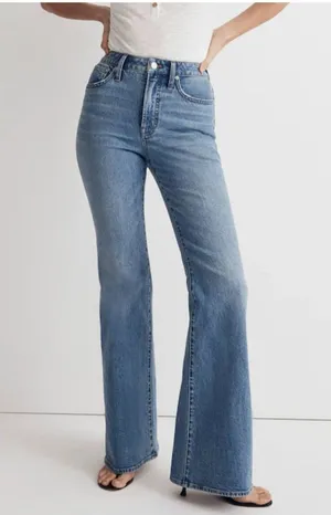 Madewell Flare Jeans perfect vintage womens Blue (size 26) minimalist casual thumbnail 1