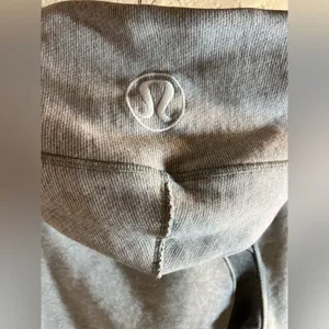 Lululemon Athletica Scuba Gray Zippered Fitted Hoodie 6 thumbnail 15