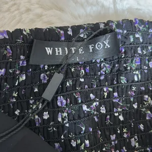 White Fox Marina Mini Dress Black Floral thumbnail 10