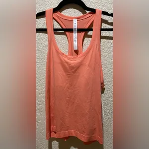 NWT Lululemon Swiftly Tech Racerback Tank 2.0 Race Sunny Coral Size 12 thumbnail 5