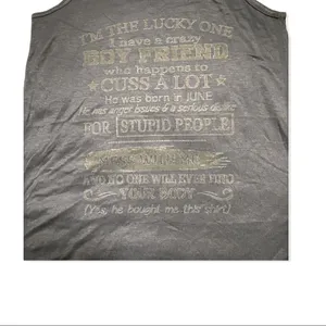 Bella + Canvas Crazy Boyfriend Racerback Tank! thumbnail 3