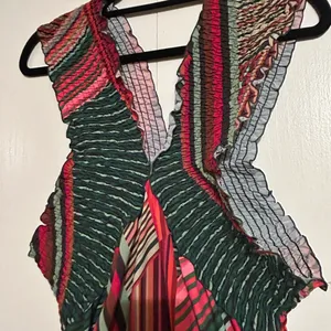 Beautiful off the shoulder (summer/100% polyester) Maxi Dress Size 2X.no brand. thumbnail 5