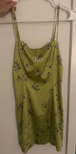 Aritzia Sunday Best Dress Satin Mini thumbnail 1