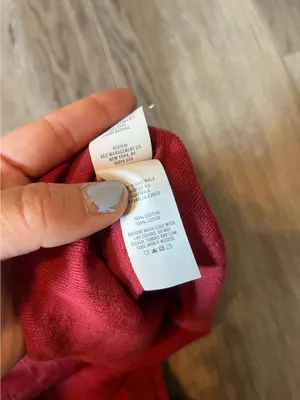 Aerie Off-Duty Pointelle Ribbed Shirt in Red thumbnail 9