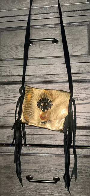 Handmade purse Gold thumbnail 1