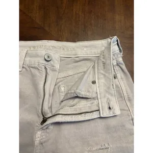 American Eagle Outfitters Distressed Ripped Gray Jeans Size 4 Regular Mom Jeans thumbnail 5