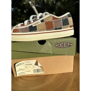 KEEN Womens Elsa Harvest Leather Suede Patchwork Lace Up Sneakers Size 7 thumbnail 9