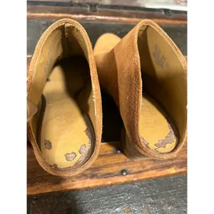 Franco Sarto Denzel Suede Stack Heeled Mules SIZE 7.5 thumbnail 7