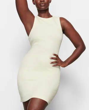 SKIMS ribbed tank dress thumbnail 1