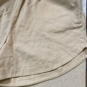 Nasty Gal‎ Twill Running Shorts 100% Cotton NWT Neutral Tan Size L Beach Vacay thumbnail 7