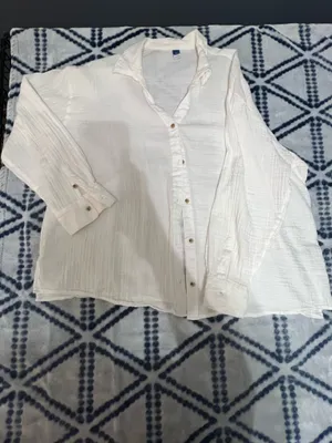 Old Navy Linen Shirt White thumbnail 2