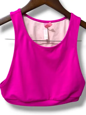 Victoria's Secret Set | NWOT Hot Pink Sports Bra & Geometric Crop Leggings (S) thumbnail 12