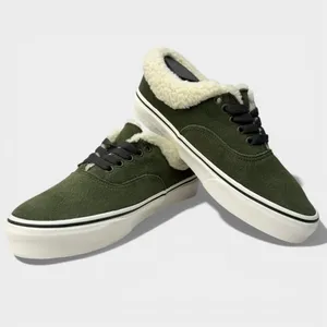 Vans Authentic Sherpa Mule Grape Leaf Green Suede Men 7 Women 8.5 VN000CP4KCZ thumbnail 6