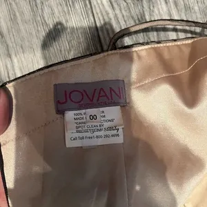 Jovani Womens Dress Size 00 Prom Sweet 16 Evening Dress Cocktail V‎ Neck thumbnail 4