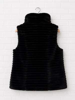 Plush Faux Fur Calvin Klein Vest thumbnail 3