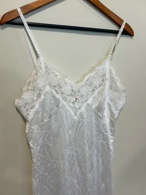 Vintage white slip dress thumbnail 2
