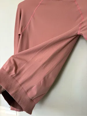 HALFDAYS Johnson Base Layer Top Mock Neck Pink Sz Small thumbnail 11