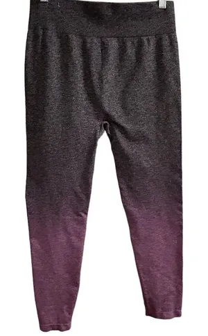 Aerie Women's Ombre Ankle Leggings Size‎ L Gray to Purple Gradient thumbnail 1
