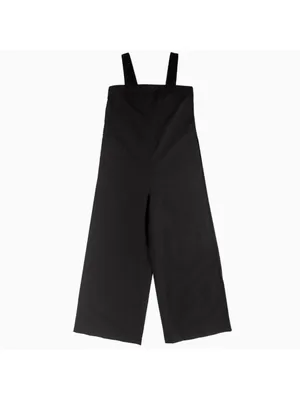 Uniqlo Linen Blend Black Sleeveless Jumpsuit Romper Whimsigoth Small thumbnail 3