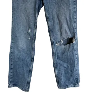Free People We The Free Revolve Dakota Straight Leg High Waist Jean Pants‎ 28 thumbnail 3