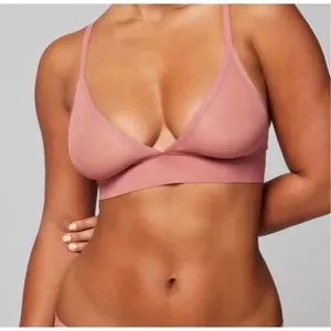 ✨SOMA Mesh Triangle Sz Medium Bra Bralette With Get-A-Grip Straps in Clay Rose✨ thumbnail 2