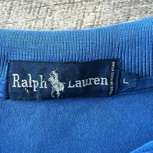 Ralph Lauren Vintage 90s Classic Blue Short Sleeve Soft Polo Shirt Womens S thumbnail 7