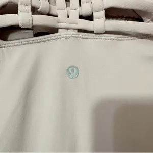 Lululemon Slide With Me Tank Light Support Porcelain Pink Size 4 thumbnail 7