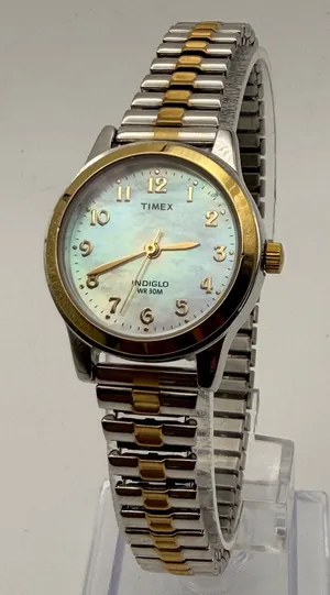 Timex Women's Two-Tone Essex Avenue Expansion Watch, Working thumbnail 1