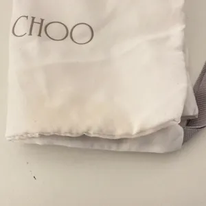 Jimmy Choo Drawstring Cover Dust Bag 14" L x 10"‎ W Travel Luxury Designer thumbnail 2