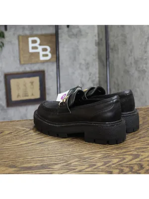 Wild Fable Womens Slip On Platform Loafers Black 5.5M thumbnail 2