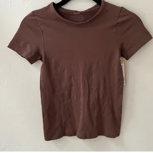 Nwt Skims Soft Smoothing T-Shirt In Cocoa L thumbnail 3