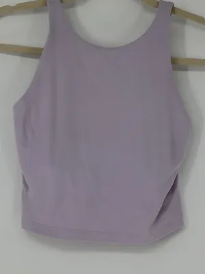 Lululemon Align High-Neck Tank Top Light Purple Lavender Size 4 Cropped Active thumbnail 1