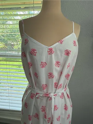 Universal Threads Floral Cotton Midi Dress Size Small thumbnail 4