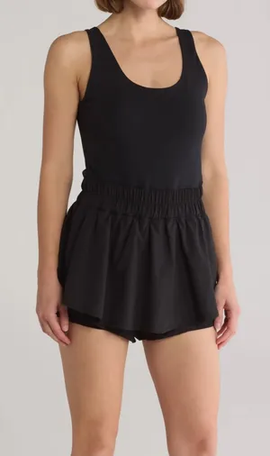 Yogalicious Lux Pati Hybrid Skort Romper Medium NWT thumbnail 1