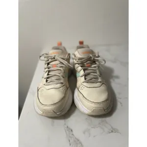 Adidas Strutter Sneakers Womens 5.5 Beige Pastel Rainbow Stripes GX6160 Dad Shoe thumbnail 2